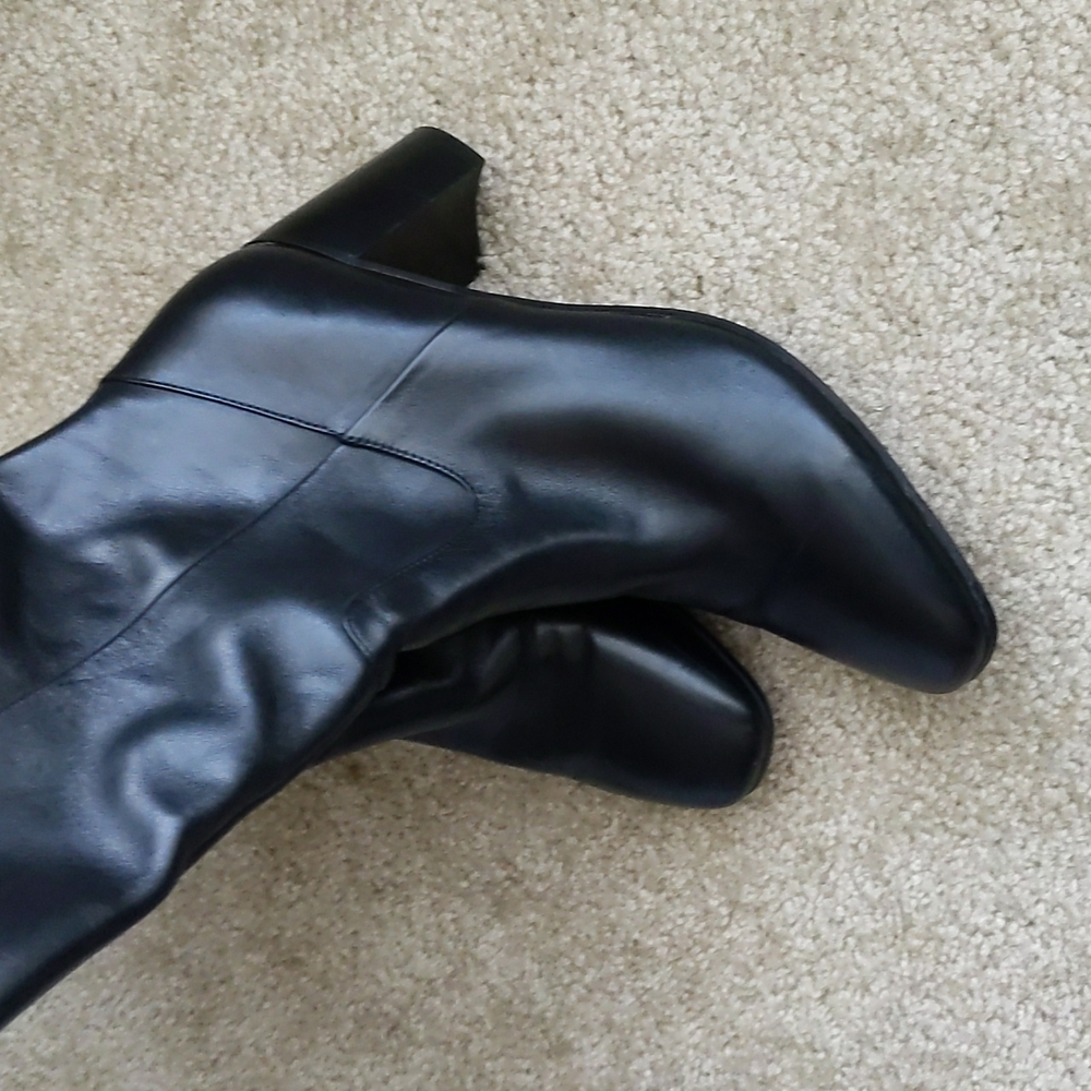 Mark Fisher black leather boots 8 - Picture 11 of 16